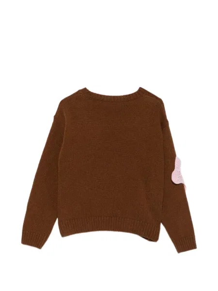 Sweter dziecięcy Il Gufo brązowy