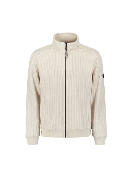 No Excess Geacă tricotată alb