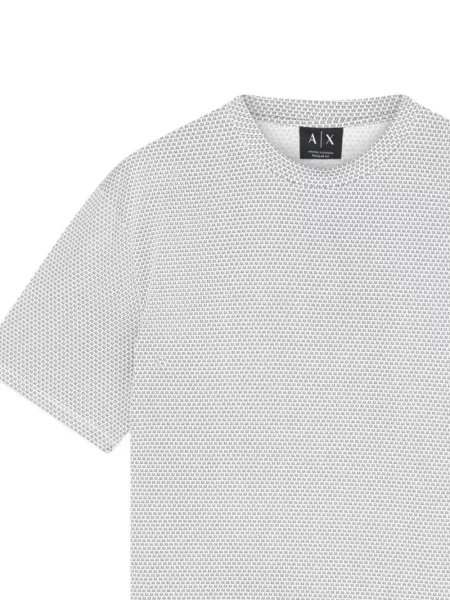 Póló Armani Exchange nyomtatás szürke