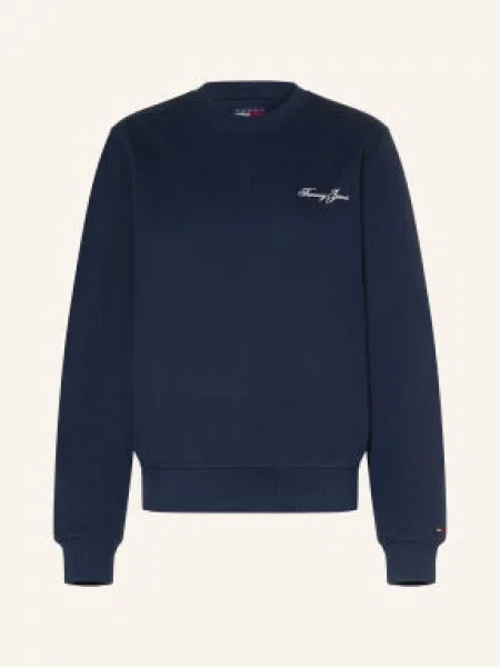 Tommy Jeans Mikiny tmavě modrá