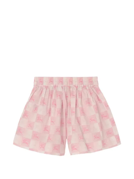 Szorty dziecięce Burberry różowe