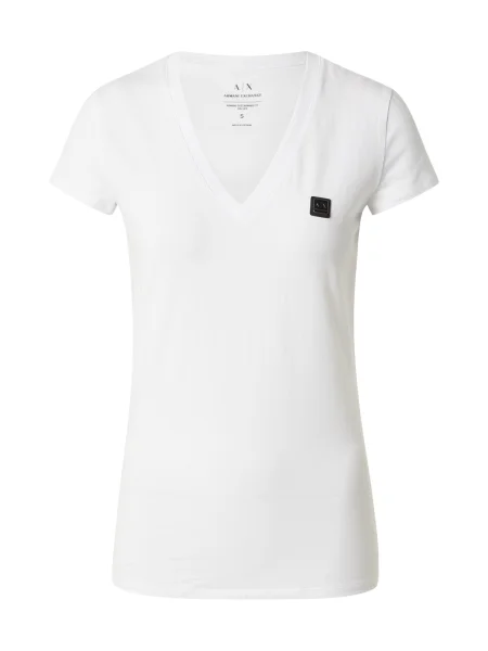 Armani Exchange Kratka majica bela