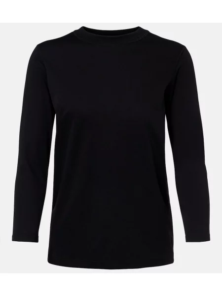 Tricou Phoebe Philo din jerseu negru