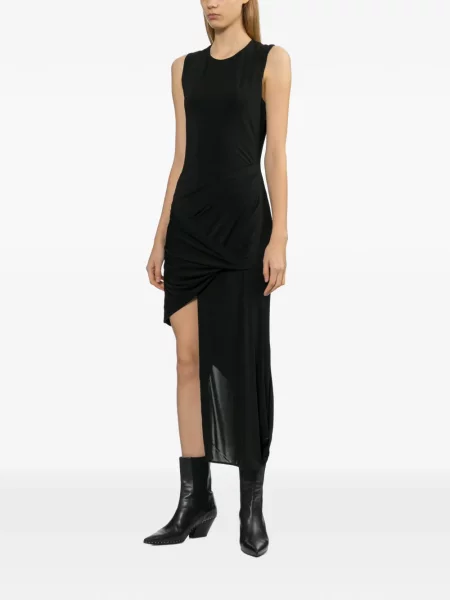 Rochie Helmut Lang asimetrică de costum negru