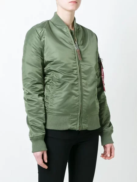 Geacă bomber Alpha Industries verde