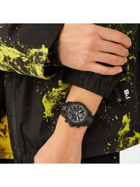 Plein Sport Zegarek Hurricane czarny