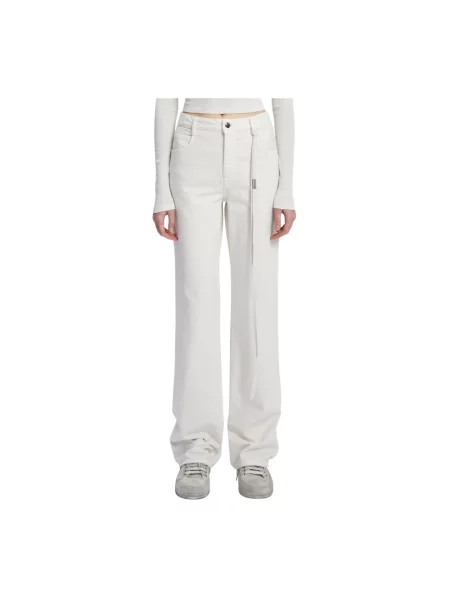 Jeansy Ann Demeulemeester białe