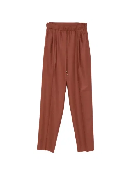 Pantaloni Max Mara cu cordon maro