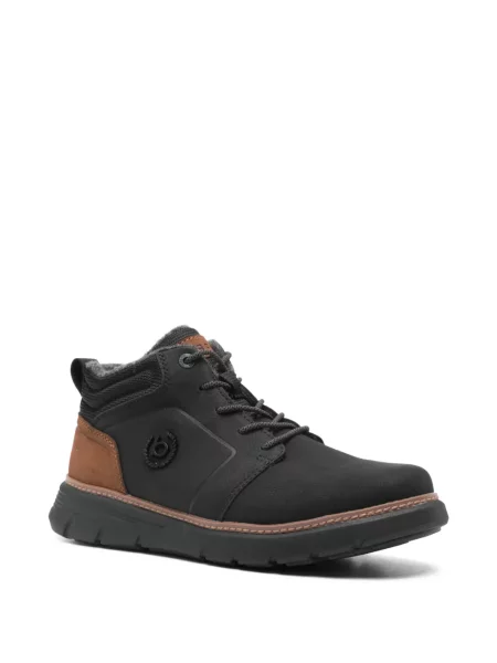 Botine Bugatti cu șireturi din dantelă negru