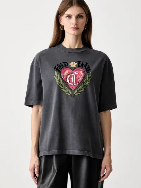 Just Cavalli tricou pentru femei din gri