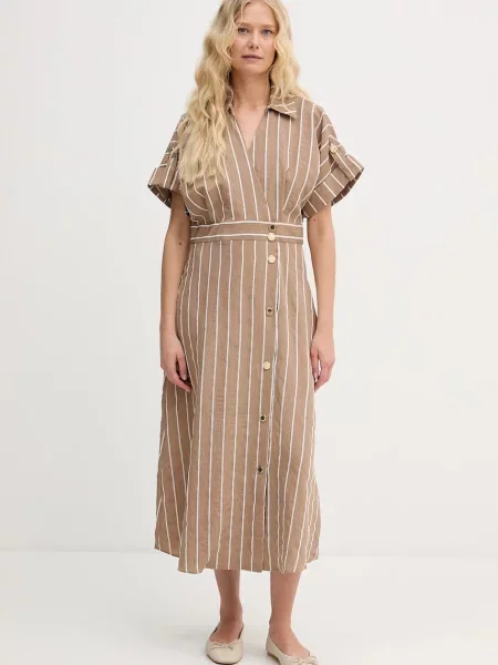 Lola Casademunt rochie maro