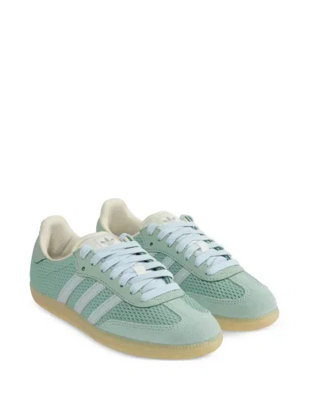 Мрежести маратонки Adidas Samba сребристо