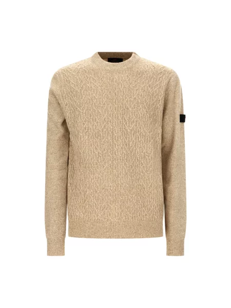 Sweter Peuterey wełniany beżowy