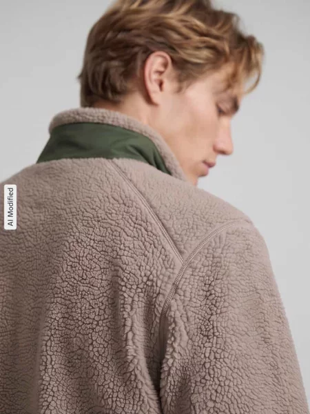 Kroj regular fit kurtka z futerka / kurtka z futra sztucznego ze stójką model DALLAS' Only & Sons beżowa