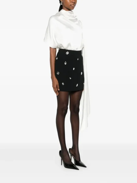 Fusta mini David Koma negru