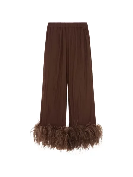 Pantaloni 16arlington cu pene maro