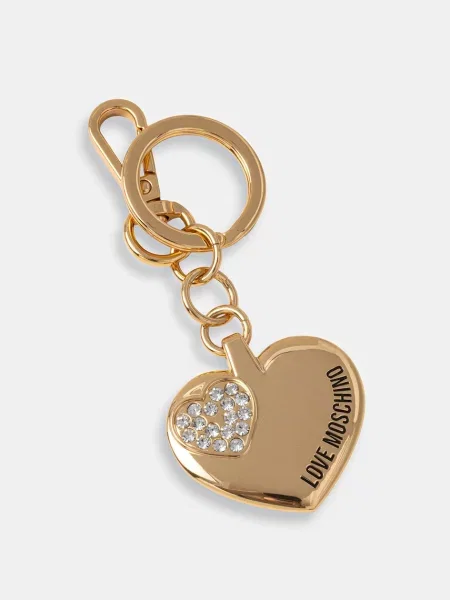 Obesek za ključe Love Moschino zlata