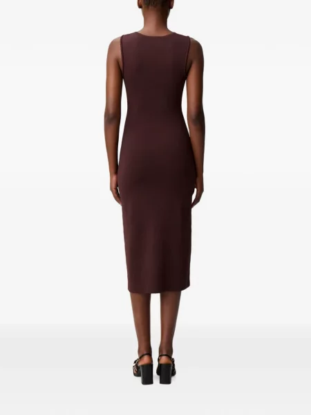 Rochie Claudie Pierlot tricotate maro