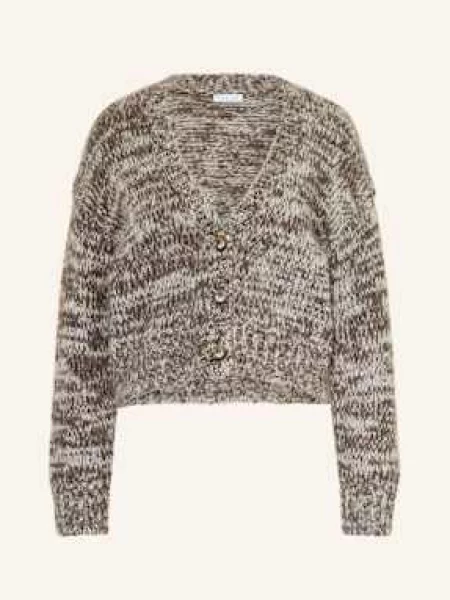 Mrs & Hugs Kardigan Z Dodatkiem Alpaki braun brązowy