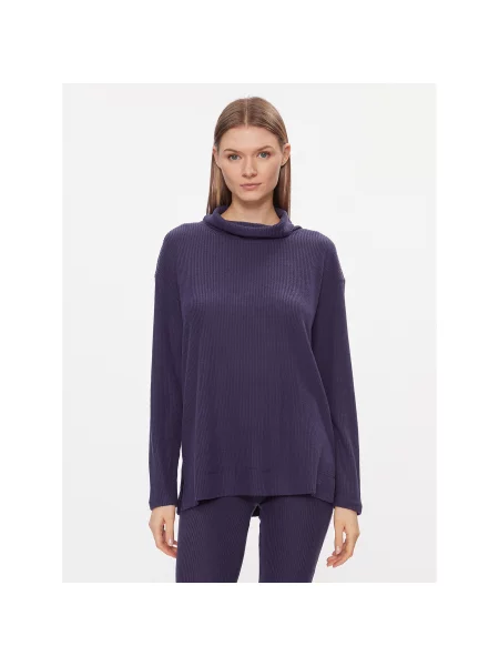 Triumph Μπλούζα Thermal MyWear Sweater Σκούρο Regular Fit μπλε