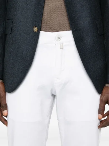 Pantaloni Jacob Cohën alb