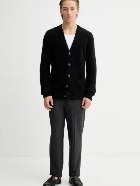 Шерстяной кардиган A.p.c. черный