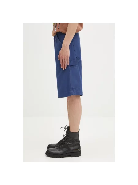 Sky High Farm szorty Work shorts granatowy niebieskie