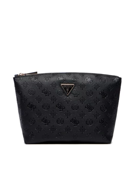 Guess Kosmetyczka Lenwood Travel czarny