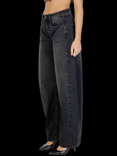 Boyfriend fit kavbojke Colcci črna