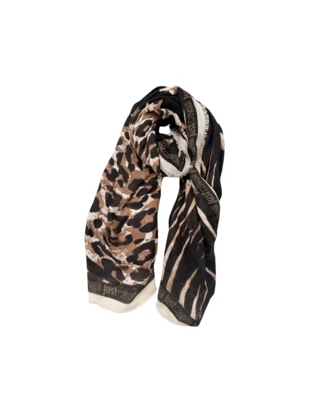 Chusta Just Cavalli beżowa