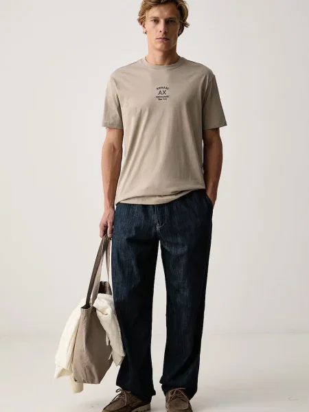 Tricou Armani Exchange bej