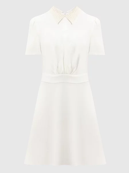 Кружевное платье Christian Dior белое
