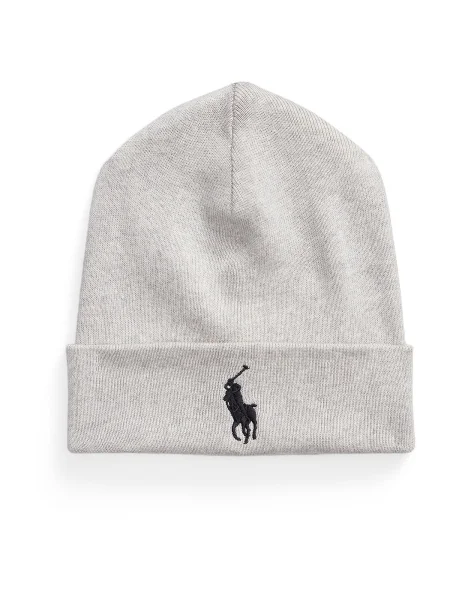 Polo Ralph Lauren Căciulă gri deschis negru