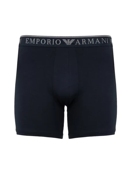 Majtki Emporio Armani ze stretchu niebieskie