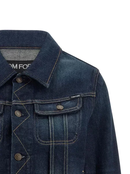 Geacă de blugi Tom Ford albastru