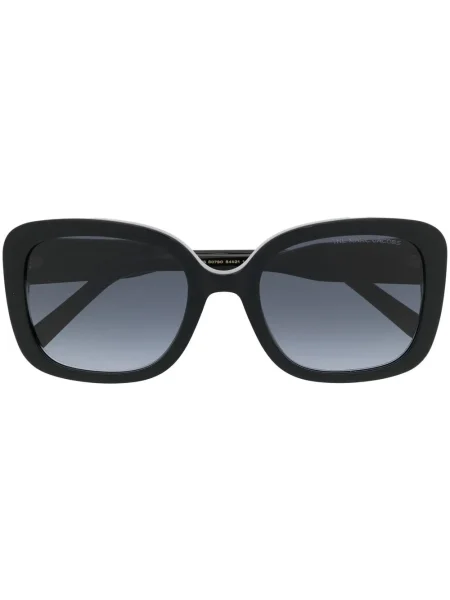 Τετράγωνα γυαλιά ηλίου Marc Jacobs Eyewear με αυτόγραφο μαύρο
