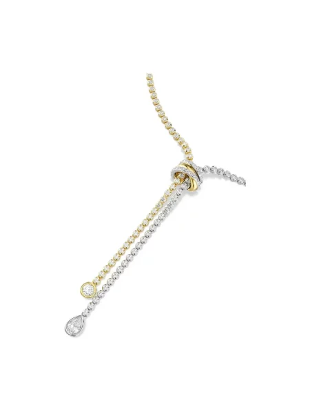Swarovski naszyjnik z cyrkonią HYPERBOLA żółty