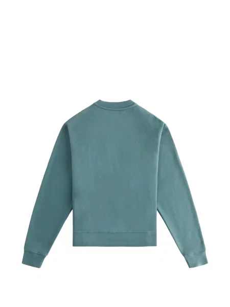 Hanorac Kith cu guler henley albastru