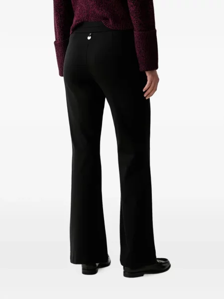 Pantaloni Dkny cu cataramă evazate negru