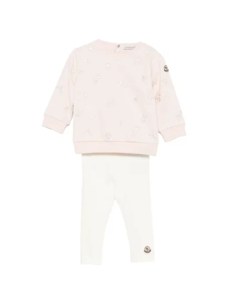 Komplet dresowy dziecięcy Moncler Enfant różowy