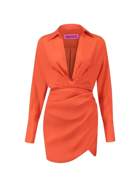 Rochie mini Gauge81 portocaliu