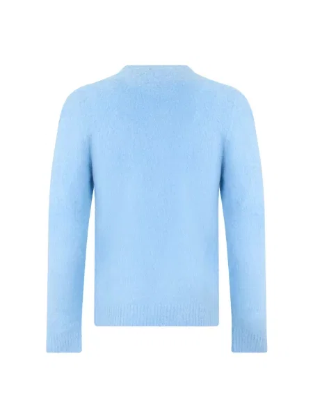 Sweter Roberto Collina niebieski