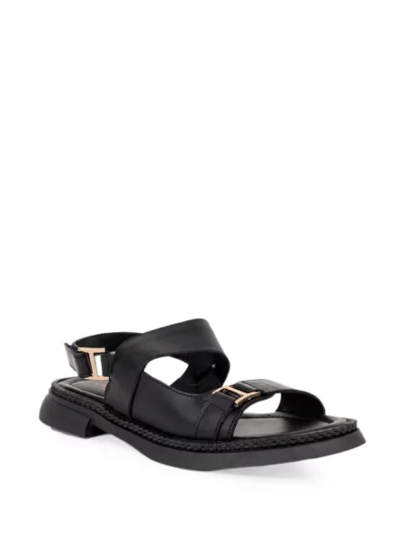 Sandale Sergio Moretti Firenze cu cataramă slingback negru