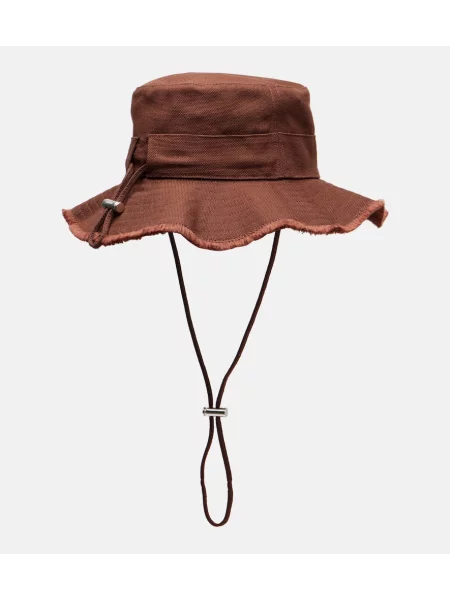 Pălărie de soare Jacquemus maro