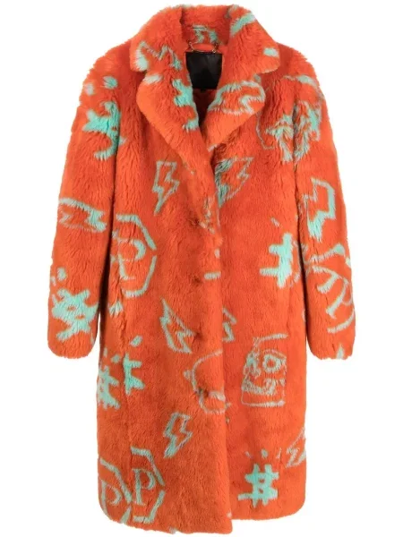 Geacă Philipp Plein portocaliu