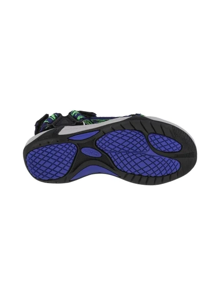CMP Hamal detské sandále b.blue/verde fluo čierna