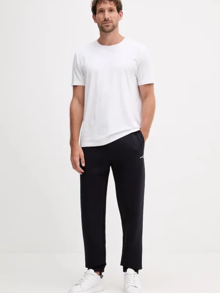 Спортивні штани Armani Exchange з принтом синій