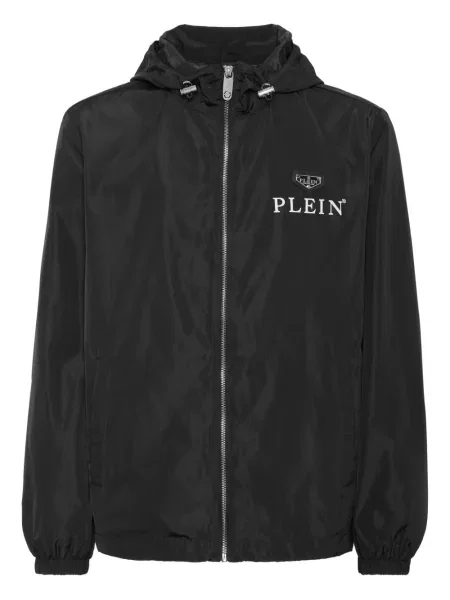 Geacă Philipp Plein cu glugă negru