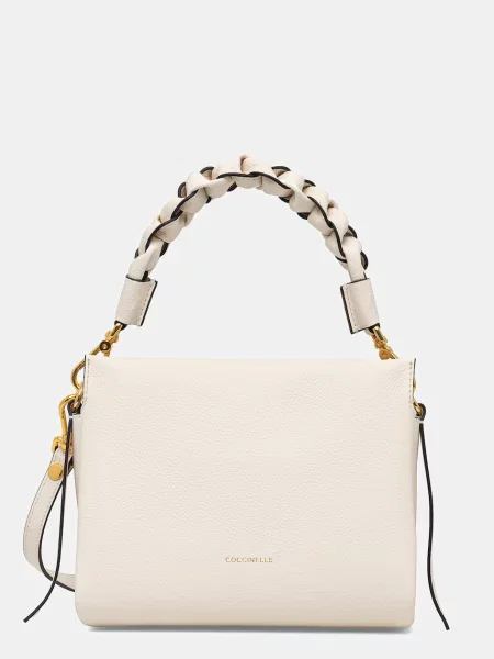 Torebka crossbody Coccinelle biała