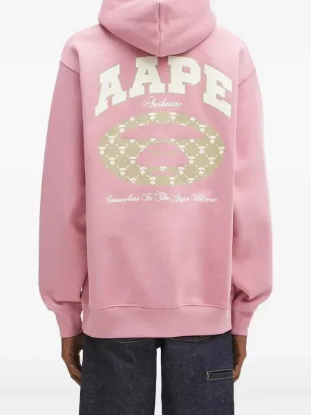 Hanorac cu glugă Aape By A Bathing Ape roz